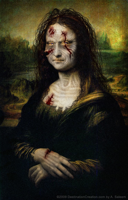Mona Lisa as a Zombie